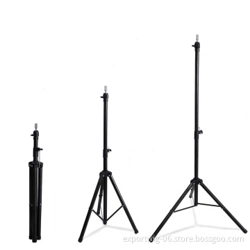 Canvas Head Wig Stand Tripod Adjustable Black Color Mannequin Head Tripod For Making Wigs